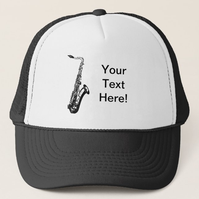 Casquette Saxophone personnalisé (Devant)