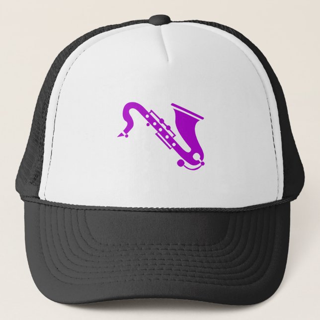 Casquette Saxophone - Purple (Devant)