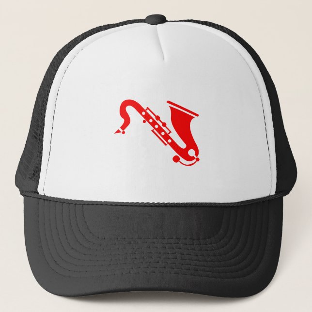 Casquette Saxophone - Red (Devant)