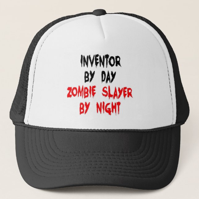 Casquette Scanner de zombie inventeur (Devant)