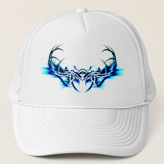 Casquette Scarabée bleu (Devant)