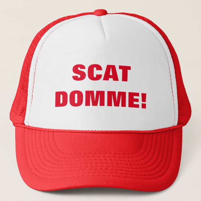 CASQUETTE SCAT DOMME ! (Devant)