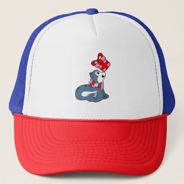 Casquette Sceau avec cadeau (Devant)