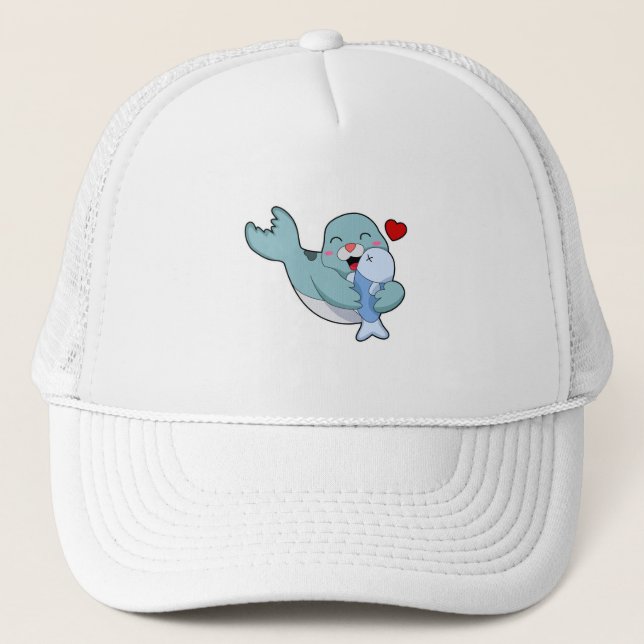 Casquette Sceau avec poisson (Devant)