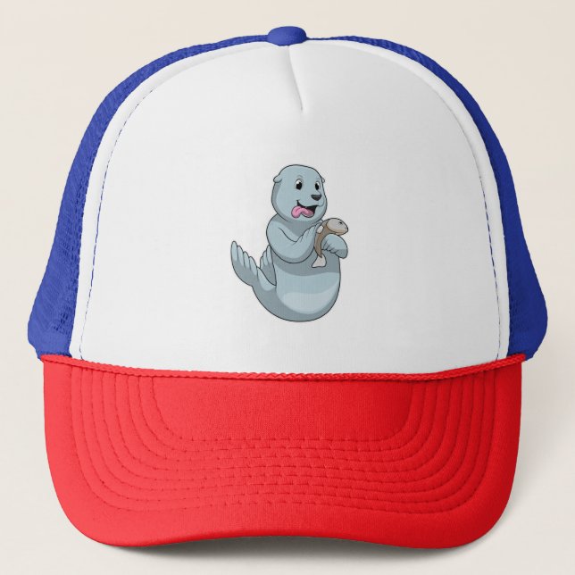 Casquette Sceau avec poisson (Devant)
