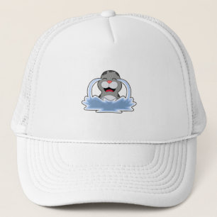 Casquette Sceau dans l'eau