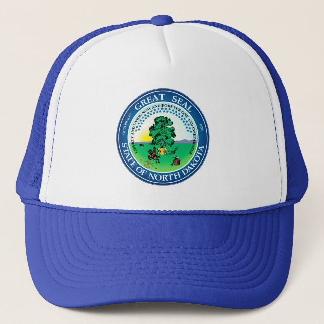 Casquette Sceau d'État du Dakota du Nord (Devant)