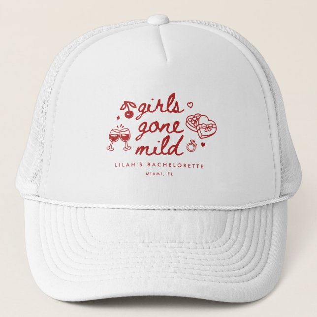 Casquette Scénario de filles modernes devenues douces pour e (Devant)
