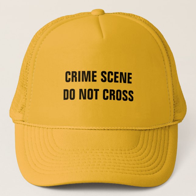 Casquette Scène criminelle (Devant)