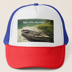 Casquette "Scène pacifique au bord du lac"