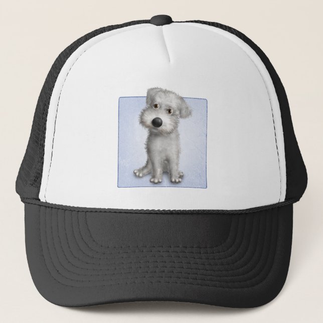 Casquette Schnoodle (blanc) (Devant)