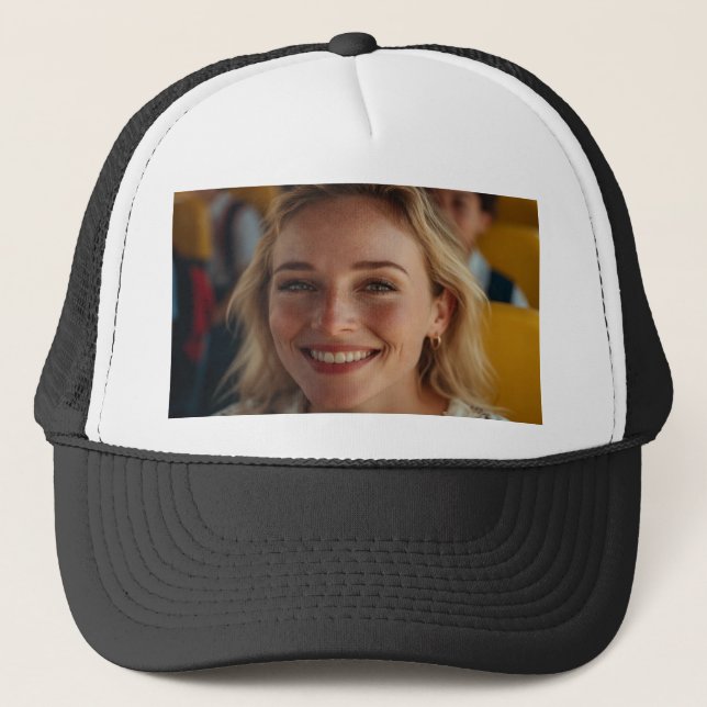 Casquette School Bus Driver Photo Customize (Devant)