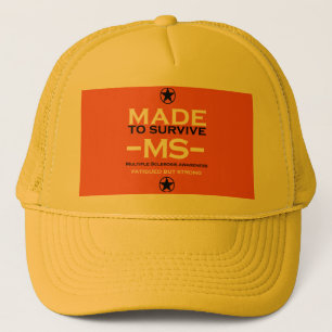 Casquette sclérose en plaques Survivant Soutien Sensibilisat