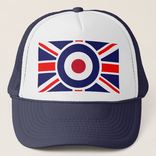 Casquette Scooter de cible de Mods Angleterre de cible de (Devant)