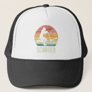 Casquette Scooter Vintage Sunset Retro E-Scooter Design