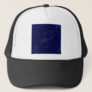 Casquette scorpio étoiles