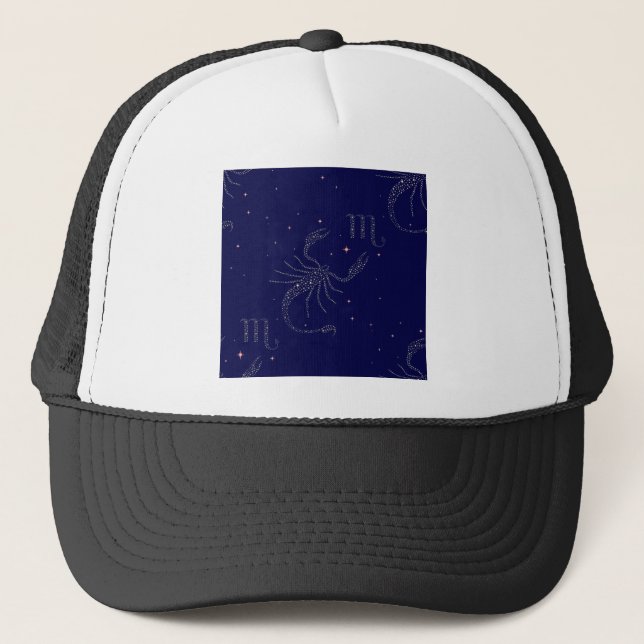 Casquette scorpio étoiles (Devant)