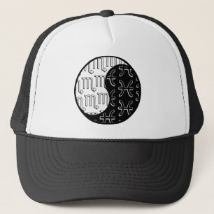 Casquette Scorpio Pisces yin yang couple zodiaque