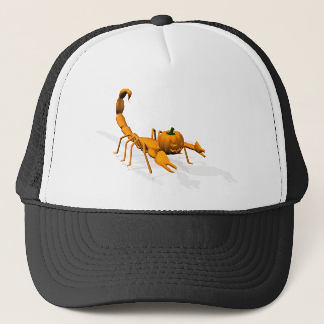 Casquette Scorpion orange (Devant)