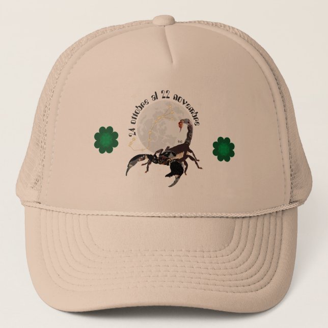 Casquette Scorpione 24 ottobre al 22 novembre Cappello (Devant)