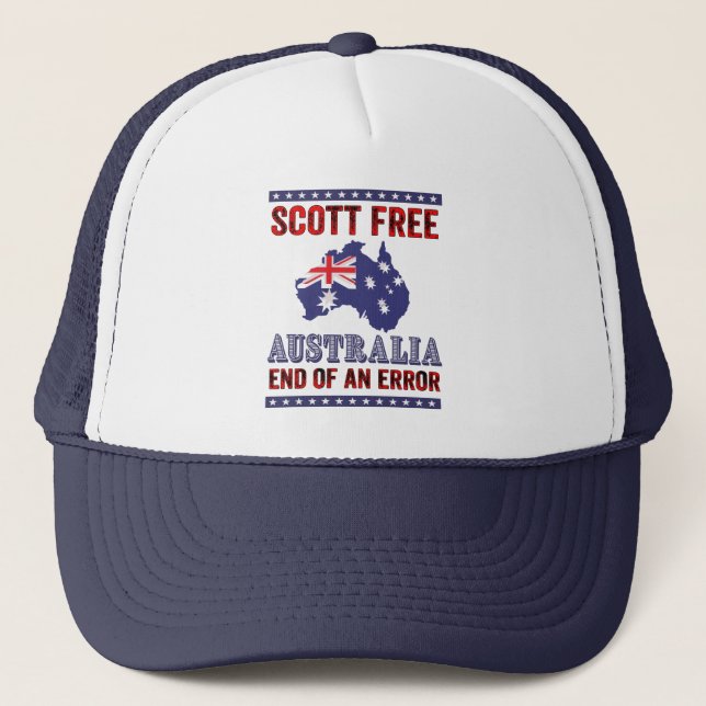 Casquette Scott Free Australie Fin d'une erreur (Devant)