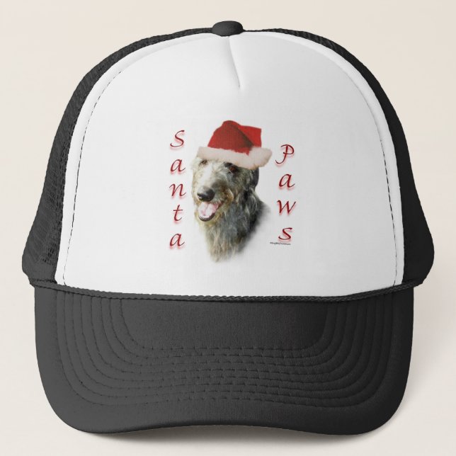 Casquette Scottish Deerhound Père Noël Paws (Devant)