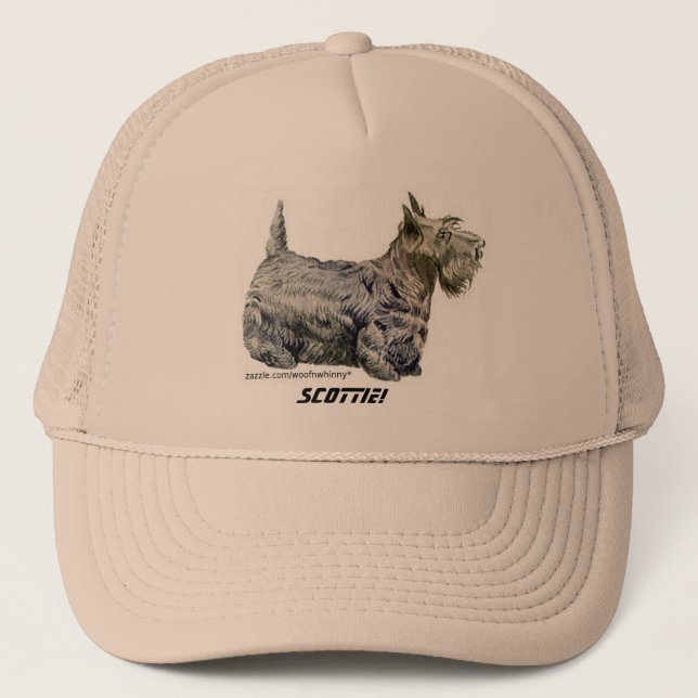Casquette Scottish Terrier (Devant)