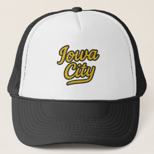 Casquette Script de la ville d'Iowa   Retro