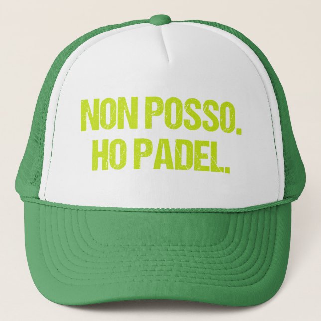 Casquette Scritta Divertente Non Posso (Devant)
