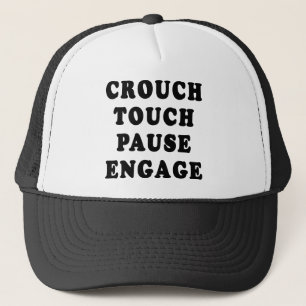 Casquette Se tapissent la pause de contact s'engagent