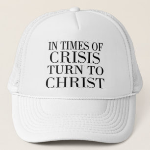 Casquette se tourner vers le Christ dans les moments de cris