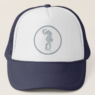 Casquette Seahorse Bleu Classique Nautique Élégant