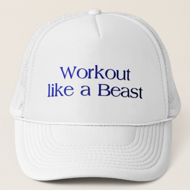 Casquette Séance d'entraînement comme une citation de bête (Devant)