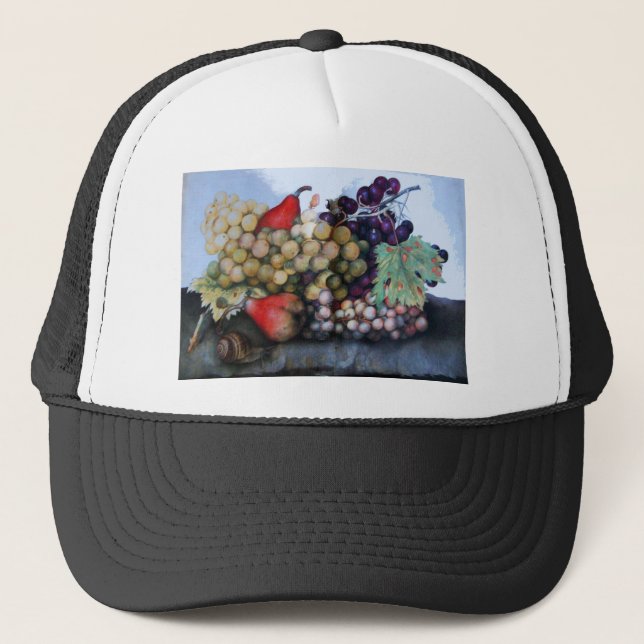 CASQUETTE SEASON'S FRUITS 1 - GRAPES AND PEARS (Devant)