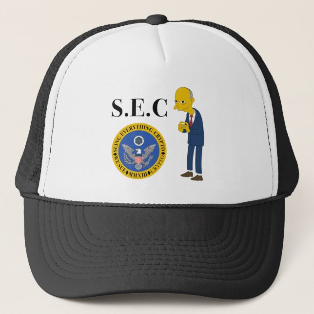 Casquette SEC poursuivre tout Crypto Gary (Devant)