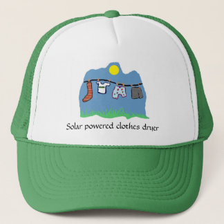Casquette -Sèche-linge à énergie solaire