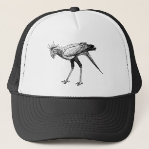 Casquette Secrétaire de dessin de ligne noire et blanche Bir