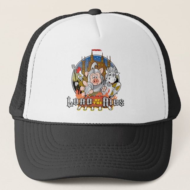 CASQUETTE SEIGNEUR OF THE RIBS BBQ (Devant)
