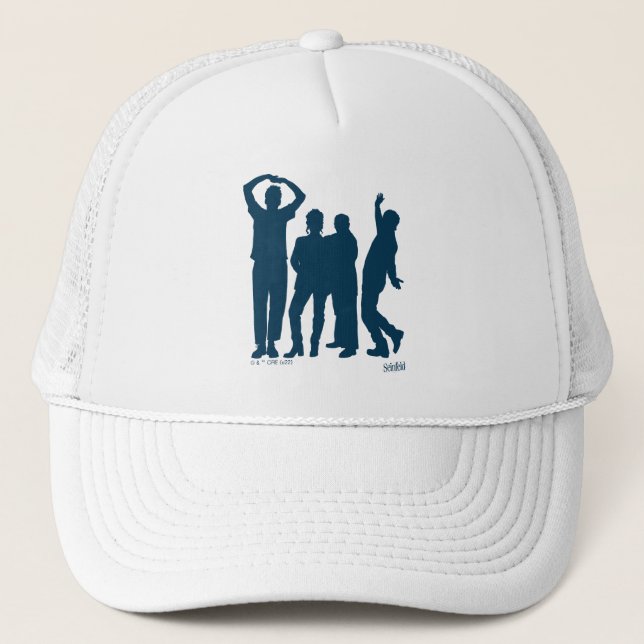 Casquette Seinfeld | Graphique de silhouette de groupe (Devant)