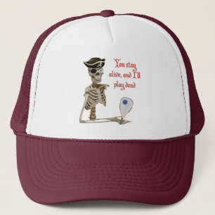 Casquette Séjour de pirate de racquetball vivant