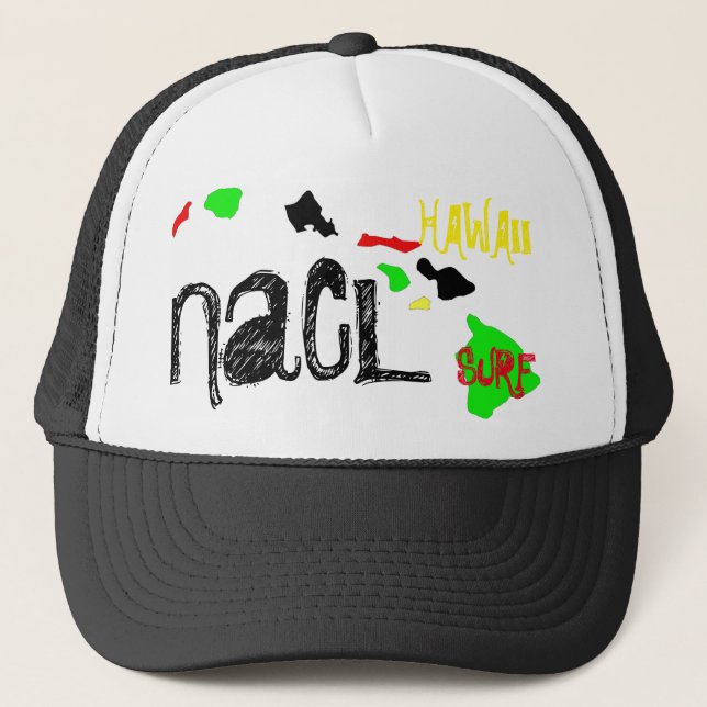 Casquette SEL NaCL EAU SURF HAWAÏ (Devant)
