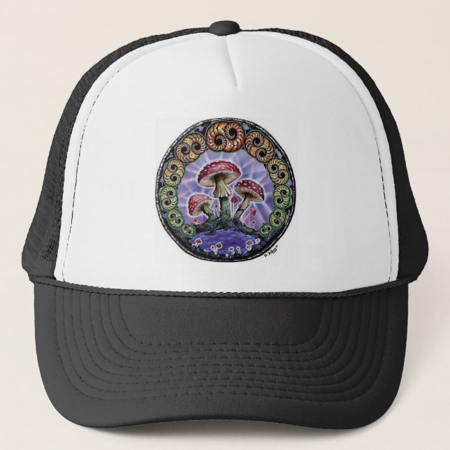 Casquette sello, club psychédélique d'art (Devant)