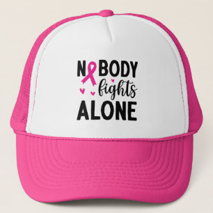 Casquette Sensibilisation au cancer du sein avec    Ruban ro