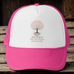 Casquette Sensibilisation au cancer du sein dans l'arbre de 