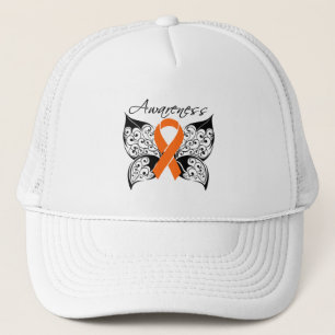 Casquette Sensibilisation aux papillons de tatouage - Cancer