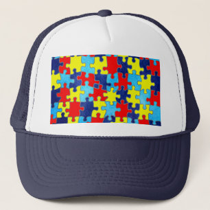 Casquette Sensibilisation sur l'autisme-Puzzle par Shirley T