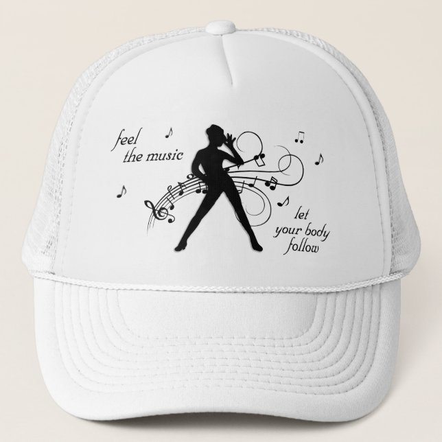 Casquette Sentez la musique (Devant)
