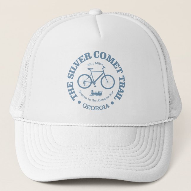 Casquette Sentier de la comète argentée (cyclisme) (Devant)