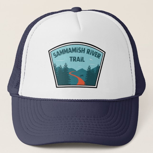 Casquette Sentier de la rivière Sammamish Washington (Devant)