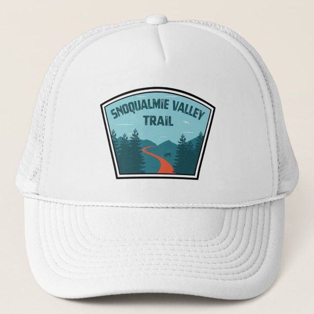 Casquette Sentier de la vallée Snoqualmie dans l'État de Was (Devant)